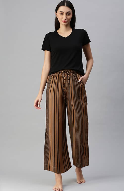 The Barcode Classic Stripe Women Wide Leg