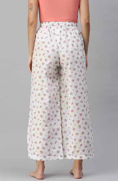 The Blooming Floral Women Wide Leg