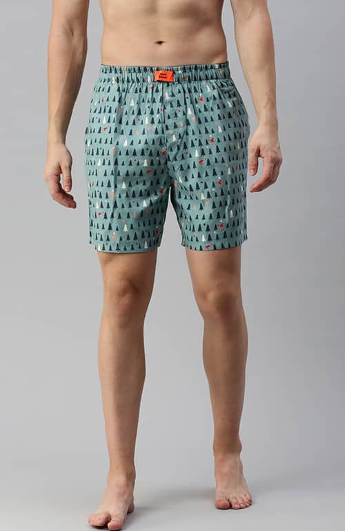 The Christmas Tree Patterned Boxer