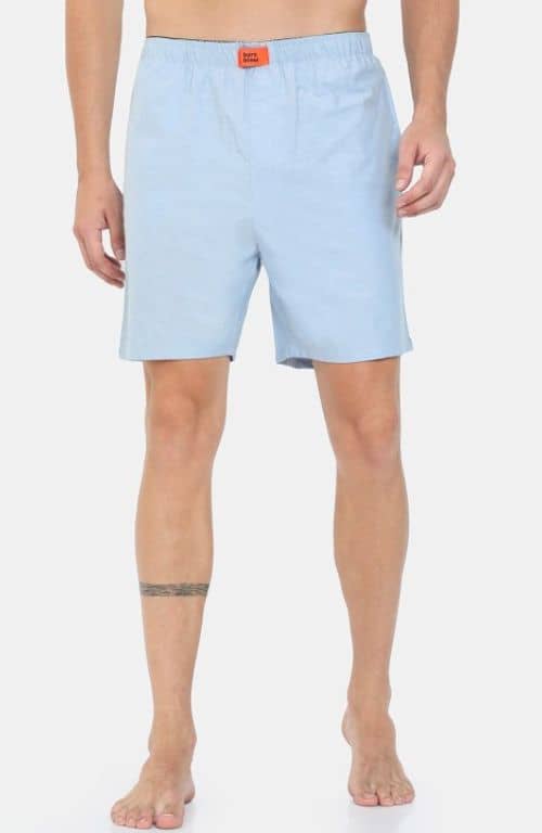 The Oxford Sky Blue Solid Boxer