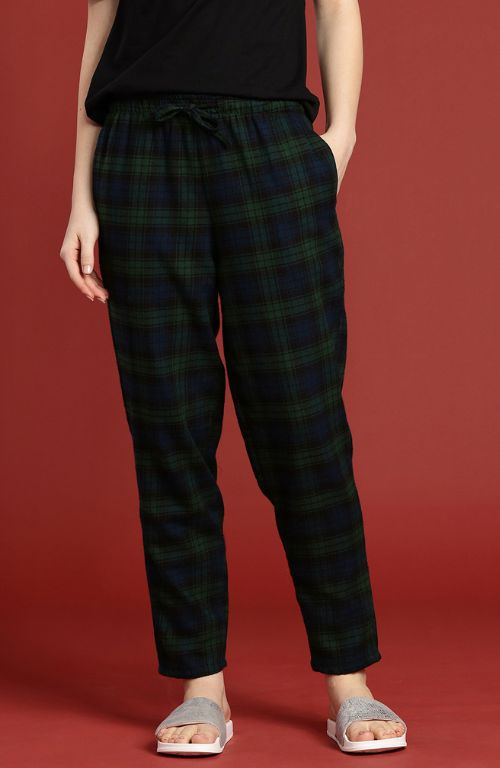 The Windowpane Plaid Women PJ Pant