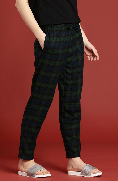 The Windowpane Plaid Women PJ Pant