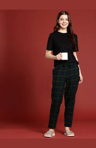 The Windowpane Plaid Women PJ Pant