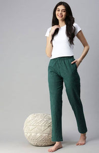 The Forest Great Green Check Women PJ Pant