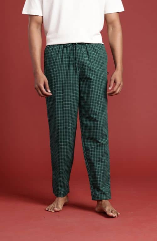 The Green Graph Check Men PJ Pant