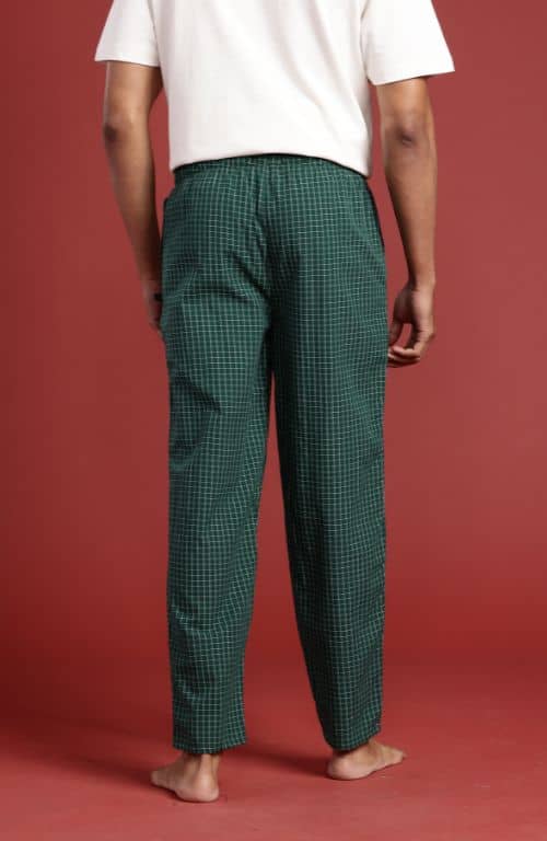 The Green Graph Check Men PJ Pant