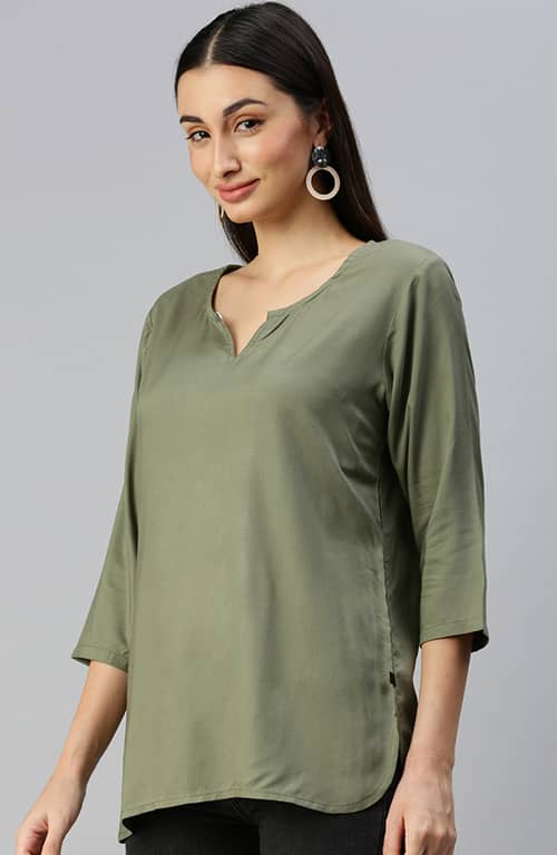 The Hunter Green Women Top