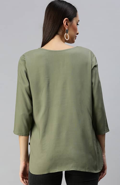 The Hunter Green Women Top