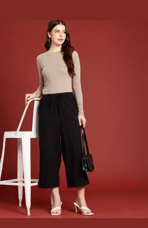 The Marcus Black Women Wide Leg Pant