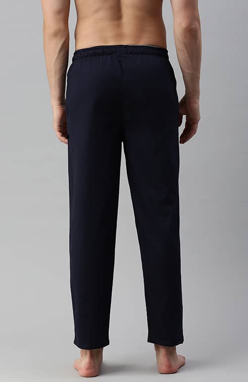 The Midnight Blue Solid Men PJ Pant