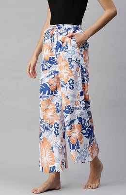 The Neon Tropical Women Wide Leg