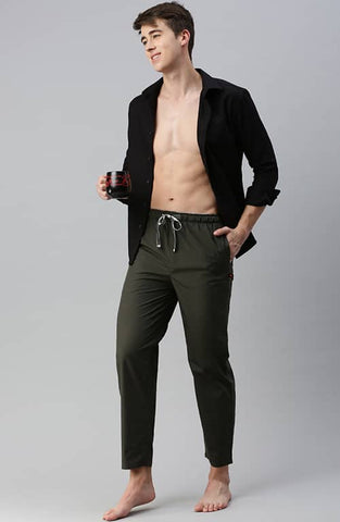 The Premier Olive Green Men PJ Pant