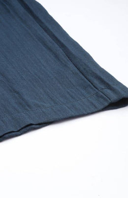 The Prussian Blue Solid Women Wide Leg