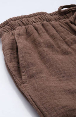 The Royal Brown Women Wide Leg Pant