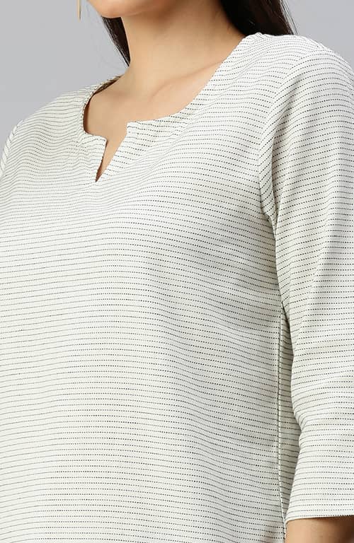 The SeaShell Creamy Cotton Women Top