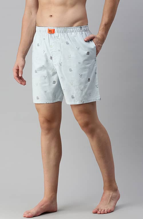 The Semi-Georgette Print Boxer