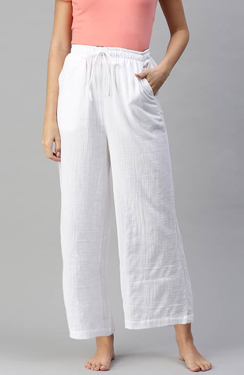 The Snow Classic Softness Cotton Wide Leg