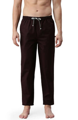 The Space Brown Solid Men PJ Pant