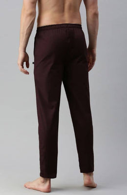 The Space Brown Solid Men PJ Pant